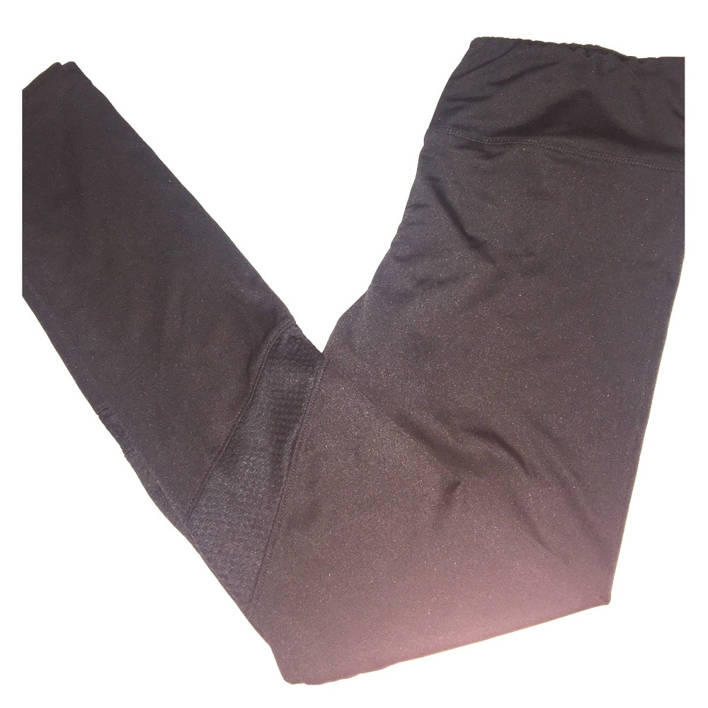 Black running leggings